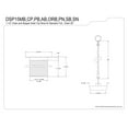 thumbnail image 2 of Kingston Brass DSP15ORB 1.5 in. Chain & Stopper Tub Drain with 1.5 in. Body Thread, Oil Rubbed Bronze, 2 of 2