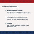 thumbnail image 7 of 4Patriots Patriot Power Cell CX: Portable Solar Power Bank - Rechargeable Battery, 3 USB Ports, 8,000 mAh Lithium Ion Battery, LED Flashlight, 7 of 7