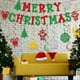 thumbnail image 4 of Pancarta NavideñA y Carteles NavideñOs con Purpurina Pancarta NavideñA Decoraciones de Fiesta para Pared Kit de Suministros para Fiestas, 4 of 5