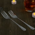 thumbnail image 2 of Cornucopia Brands Serving Fork (2 Pack) Set of Two (2)- Elegant Top of the Line Serving Forks, Buffet & Banquet Style Serving Forks, 9" Stainless Steel, 2 of 9