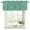 Green, Teal, Jade, Seafoam, variant on Teal Green Terracotta Splatter Curtain Valances for Windows, Kitchen Valance Window Treatments Panel 2 Pack, Boho Mottled Vintage Rustic Rod Pocket Short Curtains for Bathroom Bedroom 42 x 12 Inch