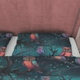 thumbnail image 3 of Owl On A Tree Branch Duvet Cover Set, Spooky Night Aesthetic Zipper Bedding,, 3 of 6