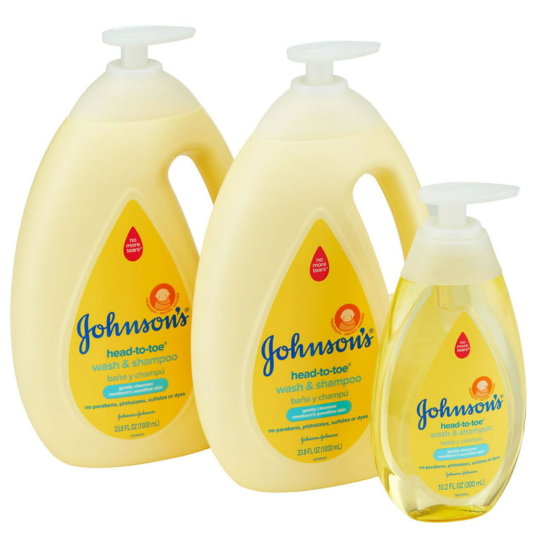Johnson's Head-To-Toe Wash & Shampoo (33.8 fl. oz.) - Sam's Club