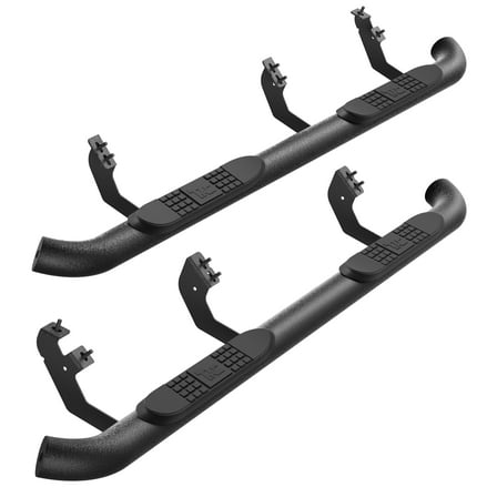 TAC Side Steps Running Boards Fit 2024 TOYOTA TACOMA DOUBLE CAB Truck Pickup 3” Texture Black Side Bars Nerf Bars Off Road Accessories