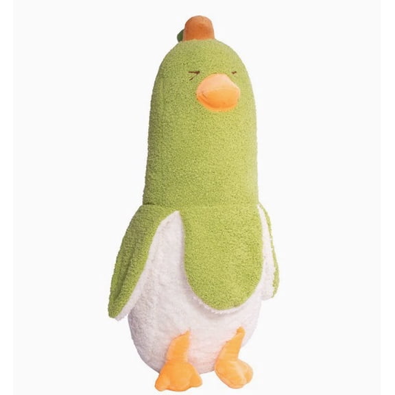 Children's Day Banana Duck Plush Pillow, Cute Hugging Stuffed Animal White Plushie Toy for Kids Girls Boys 19.7"