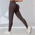 thumbnail image 5 of Cellulite Compression 3D Leggings Full Length Buttery Soft Yoga Pants 3D Anti Cellulite Leggings for Women Breathable Booty Butt Lifting Leggings Anti Cellulite Leggings Tummy Shaping Pants Coffee S, 5 of 8