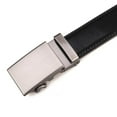 thumbnail image 3 of Men's Belt,Nelbons Slide Ratchet Belt for Men with Genuine Leather 1 3/8,Trim to Fit, 3 of 5
