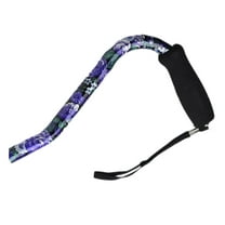 Offset Handle Aluminum Cane Color Mauve Floral (Each)