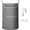 Grey, variant on KEEPJOY X‑Large Hanging Laundry Hamper Bag, Door Hanging Hamper with Front Pocket, Large Size 35X22 inch Dirty Clothes Hanging Laundry Bag, Door Laundry Basket (Grey)