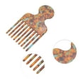 thumbnail image 3 of Unique Bargains 1 Pc Fashion Portable Hair Insert Comb Blue Brown Imitation Acetic Acid, 3 of 6