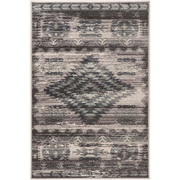 Riverbay Furniture 2' x 10' Power Loomed Runner Rug in Beige