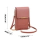 thumbnail image 4 of Bolsas para Mujeres Se Oponen Al Robo Bolsa de Teléfono de Cuero Bolsa Linda para Llevar Teléfonos Móviles Bolsa de Llave de Moda Bolsas Pequeñas para Mujeres, 4 of 5
