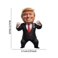 thumbnail image 3 of Adorno Acrílico Trump para Llavero Mochila Coche (Trump Sonriente), 3 of 3