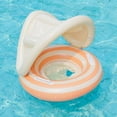 thumbnail image 1 of Cipaher Bebé Flotador con Asiento Parasol Desmontable y Soporte de Seguridad, Anillo de Natación Infantil para Playa, Piscina, Lagos (Naranja), 1 of 5
