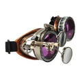 thumbnail image 4 of Funky Steampunk Gafas Props Disfraz gótico Gafas Lupa ocular Moda Mujer Hombre Gafas de sol para disfraces Fiesta de Halloween Violeta Sunnimix Gafas Steampunk, 4 of 8