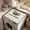 Laundry Room, variant on Blue & White Moroccan Tile Print Washer Dryer Top Cover, Waterproof Non-Slip Laundry Appliance Protector Mat, Boho Decor, 23.6"x19.7"