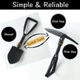 thumbnail image 4 of High Strength E Tool Foldable Shovel with Pick and Hoe, Ideal Camp or Backpacking Shovel, Multipurpose Tactical Camo Bag, 4 of 7