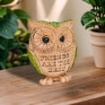thumbnail image 4 of Owl Statue and Figurine for Home Decor Accents Adorable Owl for Shelf Bookshelf Bedroom Living Room Office Table Desk Modern Decorations Animal Owl Sculpture for Birds Lovers, 4 of 7