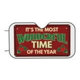 thumbnail image 4 of Uemuo It's The Most Wonderful Time Of The Year Pattern Accordion Car Windshield Sun Shade, Foldable Reflective Sun Visor for Car, Reflector Windshield Sunshade-, 4 of 7