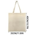 thumbnail image 2 of Sturdy Canvas Wholesale Tote Bags with Long Handle, Heavy Duty 11.81x15.7" Blank Totes Great for DIY Painting Printing Embroidery, 3 PCS, 2 of 8