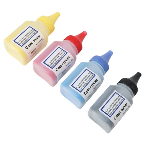 Toner 4 Bottles Printer Refill Toner Color Toner Powder Replacement for CF540A CF500A CF530A CRG055 CRG054 CRG045