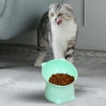 thumbnail image 6 of Elevated Cat Bowl under $5! Yannianjz Tilted Elevated Cat Food Bowl with Anti-Vomit Design, Raised Pet Bowl for Cats Dogs, Pet Food Dish for Better Digestion, Ergonomic Feeding Bowl for Small Pets, 6 of 6