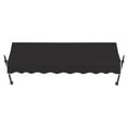 thumbnail image 2 of Awntech 6.38 Ft New Orleans Fixed Awning Canopy with Spear Arms (76.5in x 24in x 16in), Black, 2 of 2