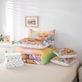 thumbnail image 6 of Homewish Cute Capibara Family Twin Bedding Sets 7-Piece, Kawaii Funny Animal Bedding Comforter Set, Dreamy Stars Rainbow Reversible Sheet Sets, Luxury Bedroom Decor, 6 of 8