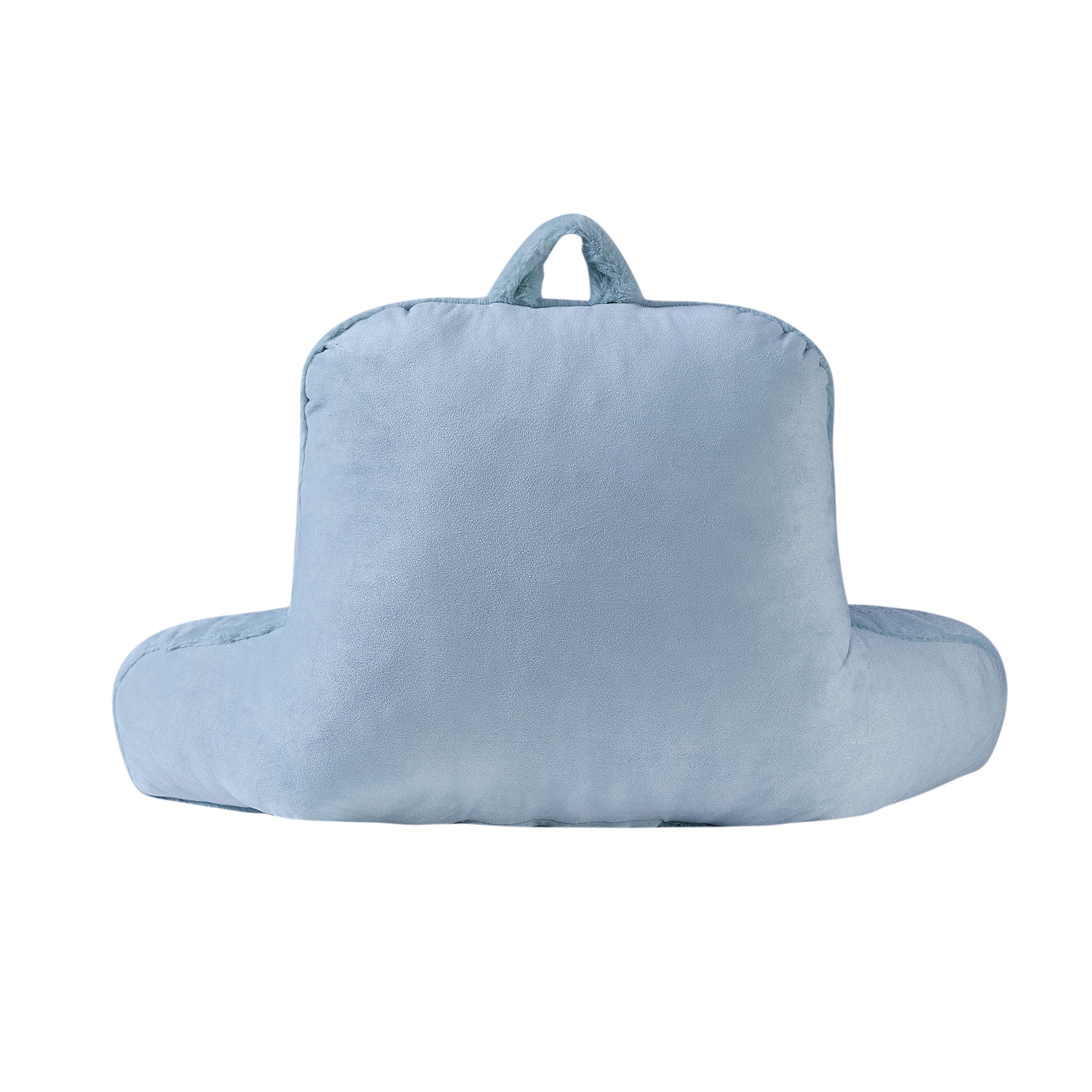 Mainstays Faux Fur Plush Backrest Pillow, Specialty Size, Blue