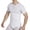 White, variant on Breathable top Men - D Compression Shirt Tummy Control Body Shaper-Shirt with Short Sleeves Gym