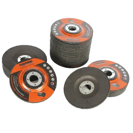 

4-1/2 Cut-Off Wheels Grinding Cutting Discs for Angle Grinder 36 Grits 25 Pack