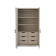thumbnail image 4 of Pemberly Row Contemporary Two Door Wardrobe in Gray Oak Wood, 4 of 4