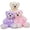 Pink,Purple,Beige-3PCS, variant on Muiteiur 3PCS Bear Stuffed Animal 13.5" Teddy Bear Plush Toy
