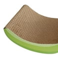 thumbnail image 4 of Cat Scratcher Pad Cat Cardboard Bed Interactive Play Toy Durable Cat Scratch Pad Green L, 4 of 8