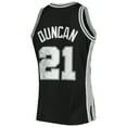 thumbnail image 3 of Men's Mitchell & Ness Tim Duncan Black San Antonio Spurs 1998/99 Hardwood Classics NBA 75th Anniversary Diamond Swingman, 3 of 3