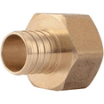 thumbnail image 2 of SharkBite 3/4 x 1 Inch Crimp Female Adapter, Brass Plumbing Fitting, PEX Pipe, PE-RT, UC086LFZ, 2 of 3