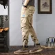 thumbnail image 3 of Pantalones cargo para hombre, pantalones de trekking, senderismo, para hombre, pantalones de chándal para exteriores de alta calidad, pantalones de camuflaje color caqui, algodón, casuales, estéticos,, 3 of 5