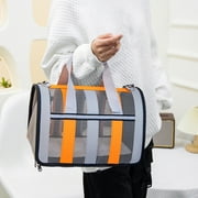 UsRHHA Soft Sided Pet Carrier Small Medium Cats Dogs, 34cm Travel Puppy Carrier Up to 15 Lb, Portable Pet Bag Animals
