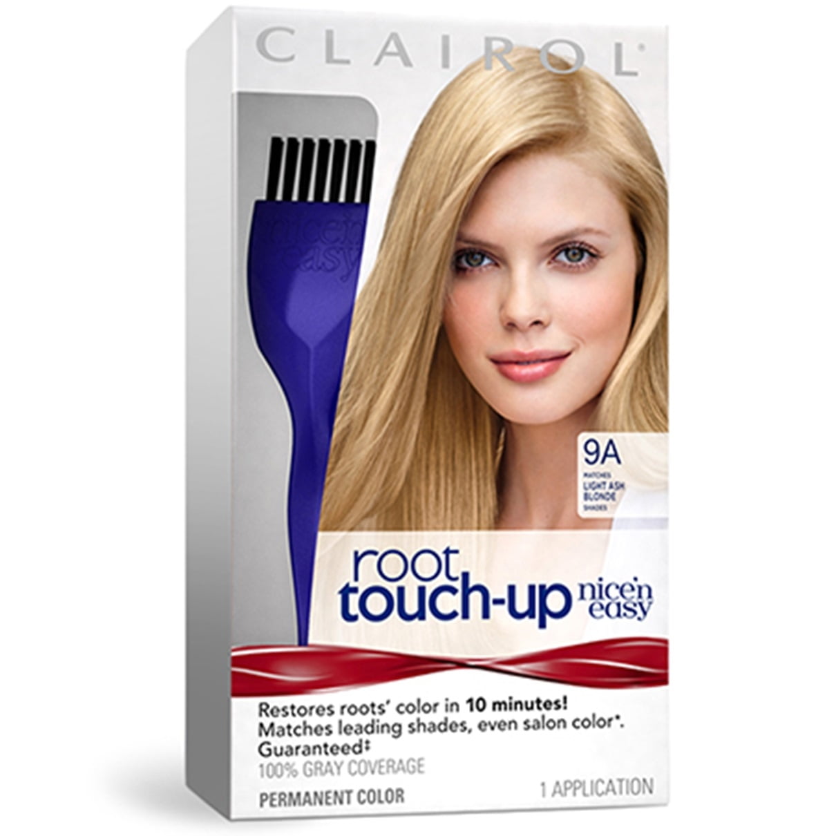 Clairol Nice 'n Easy Root TouchUp Permanent Hair Color, 9A Light Ash