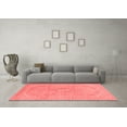 thumbnail image 3 of Ahgly Company Machine Washable Indoor Rectangle Abstract Red Modern Area Rugs, 3' x 5', 3 of 4