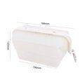 thumbnail image 2 of Bento Box - Contenedores de almacenamiento de refrigerios plegables para mantener frescos (transparentes), 2 of 3