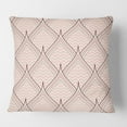 thumbnail image 2 of Designart Retro Ornament With Decorative Elements' Mid-Century Modern Throw Pillow - 18x18, 2 of 2