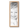 thumbnail image 2 of ArtToFrames 7x21" Gold And Stained Brown Picture Frame, Gold Wood Poster Frame, with Regular Acrylic and 2 (FBPL-4766), 2 of 7