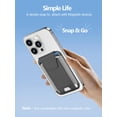 thumbnail image 2 of Funda magnética Miroddi para iPhone MagSafe, color gris, 2 of 8