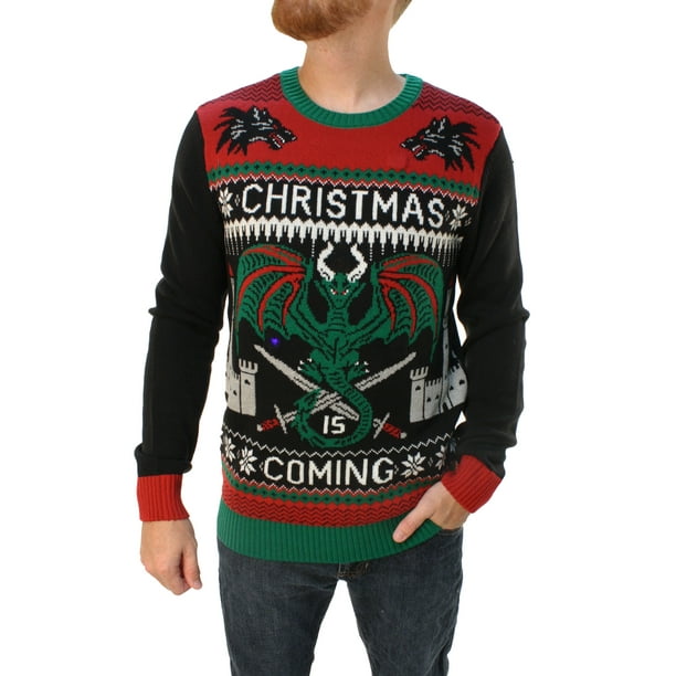 Ugly Christmas Sweater - Ugly Christmas Sweater Men's &quot;Christmas Is
