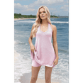 thumbnail image 5 of Women Summer Two Piece Sets Beach Vacation Outfits Halter Neck Tank Top and Shorts Set Knit Lounge Clothes Pink S, 5 of 7