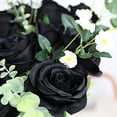 thumbnail image 4 of 10 PCS Artificial Roses Flowers, Realistic Blossom Roses, Real Touch Silk Rose, Single Fake Flower Long Stem Bouquets for Home Wedding Party Decor(Black), 4 of 7