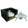 Off the Wall Toys Alien Glow-in-the-Dark UFO Space Ship and Bendable Action Figure Toy