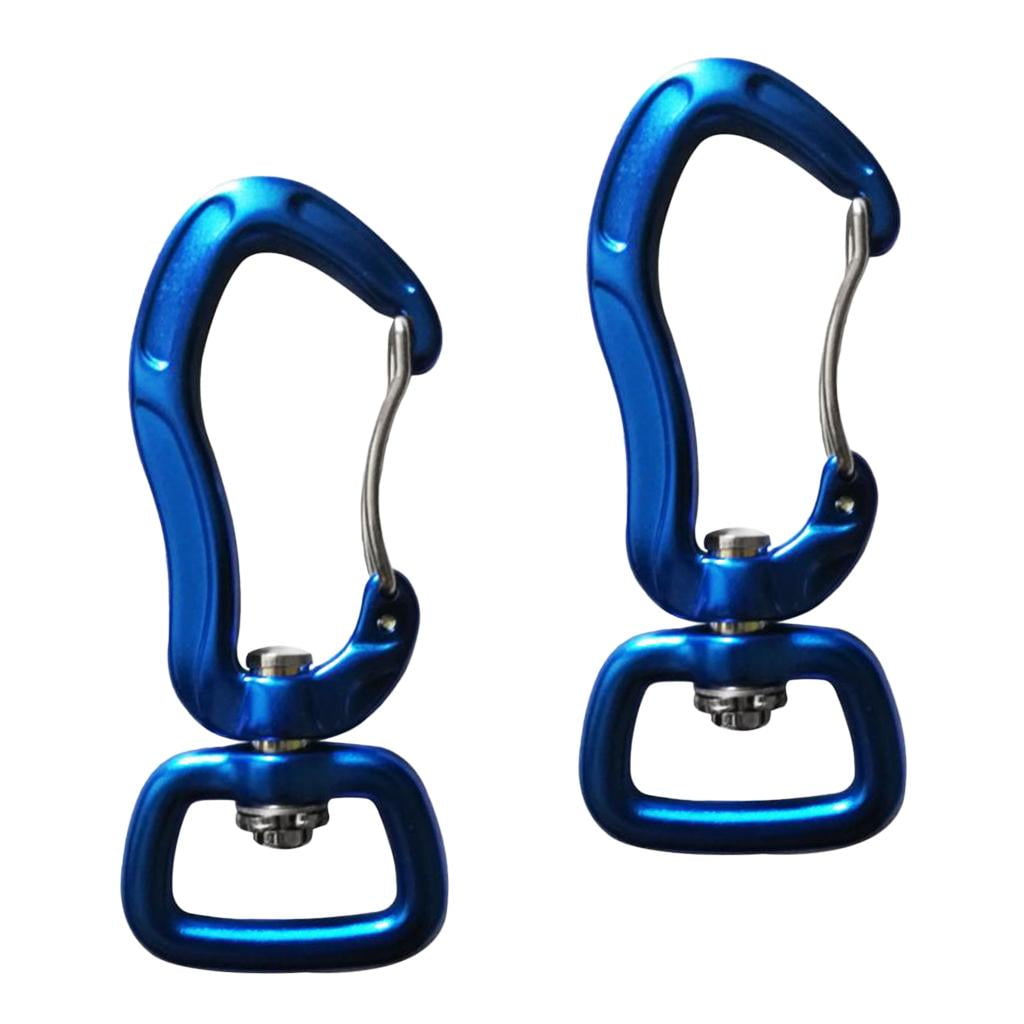 Set of 2 Rotate Swivel Carabiner Keychain Hanging Connect Hook outdoor