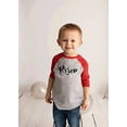 thumbnail image 3 of 7 ate 9 Apparel Kids Risen Happy Easter Red Raglan, 3 of 6